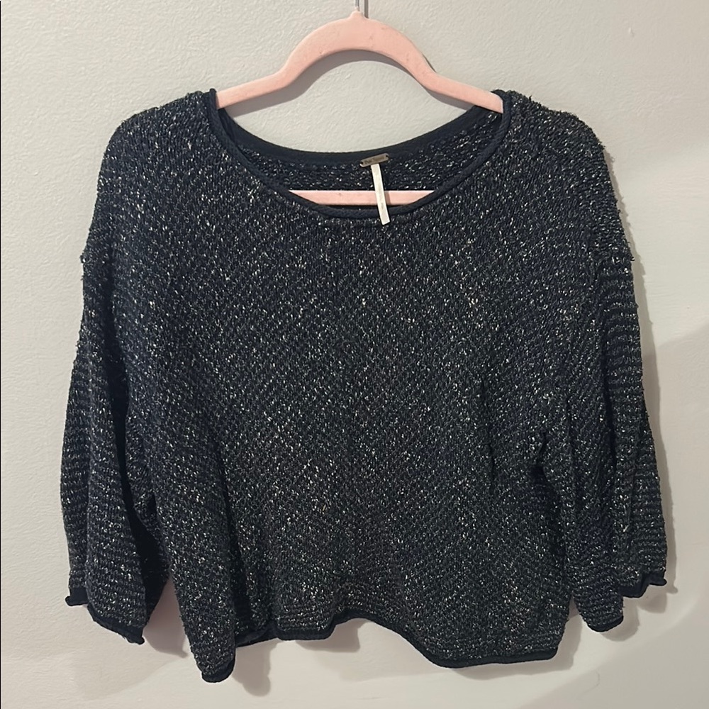 Free People Black Sweater